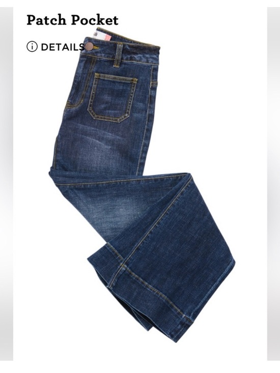 CAbi Denim - CAbi Women's Dark Blue Flare Jeans with Patch Pocket